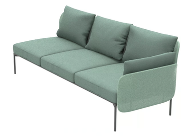 BLOOM 1217 DX/SX - 3 seater fabric sofa by Et al. - view 3